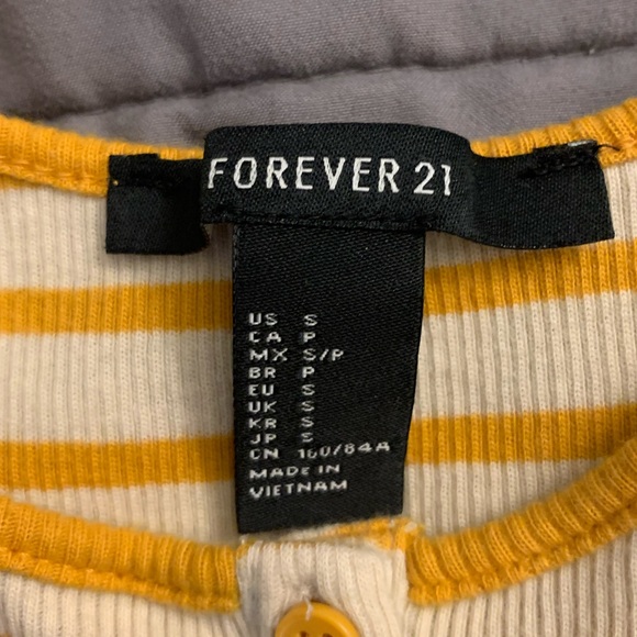 Yellow Forever 21 tank top - Picture 3 of 3
